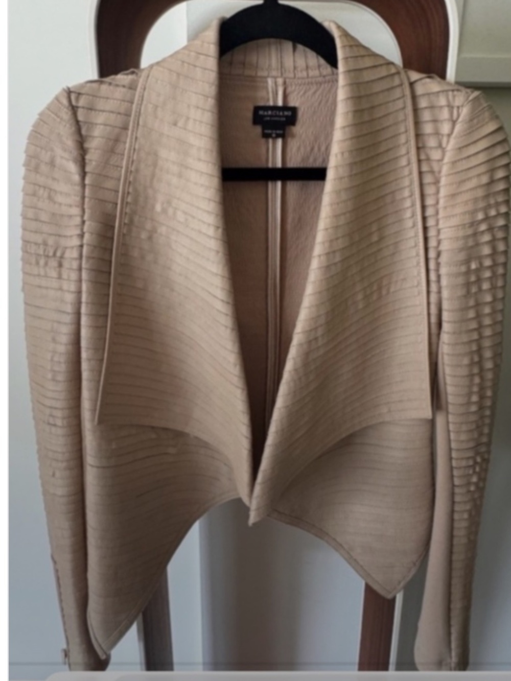 Marciano Blush Leather Shayna Jacket | Size 0 | Like NEW